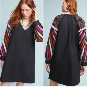 NWOTAnthropology Chantik Chevron Embellished Dress